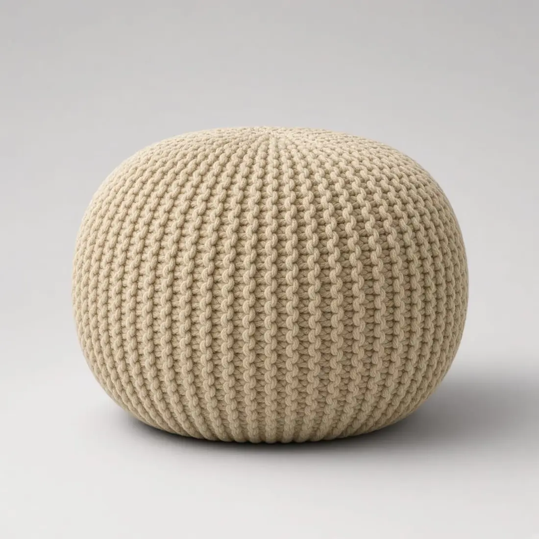 Tilden Knit Pouf