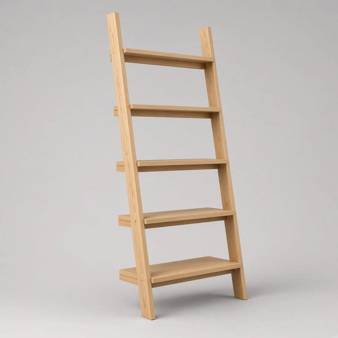 Ladder Leaning Bookshelf