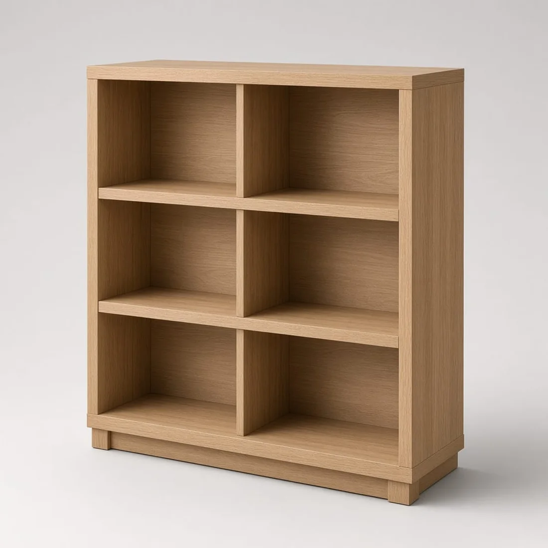 Stackable Oak Bookshelf